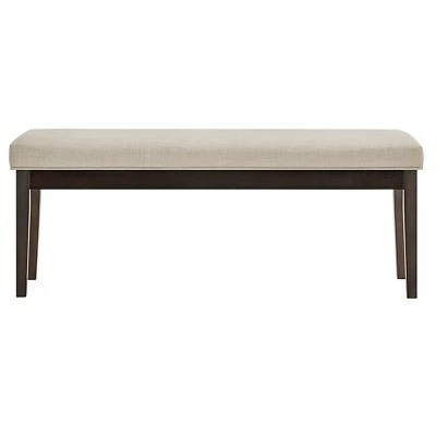 Quinby Linen Bench - Inspire Q Oatmeal 3 Quinby Linen Bench - Inspire Q Oatmeal