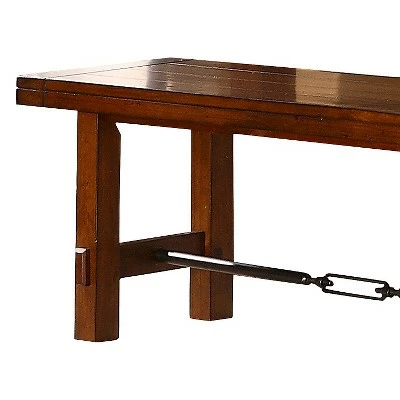 54" Bench Wood Oak - Inspire Q 3 54" Bench Wood Oak - Inspire Q