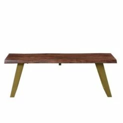 50" Sheesham Live Edge bench Brown/Gold - Timbergirl 10 50" Sheesham Live Edge bench Brown/Gold - Timbergirl -Dining Chairs And Benches Official Shop unnamed file 10143
