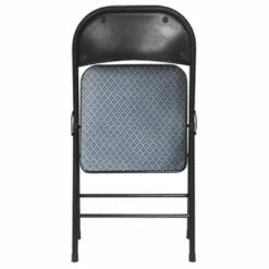 Plastic Development Group 4pk Fabric Padded Folding Chairs Gray - Plastic Dev Group