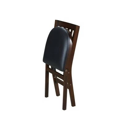 Set of 2 School House Folding Chair Espresso Brown - Stakmore 6 Set of 2 School House Folding Chair Espresso Brown - Stakmore - Image 4