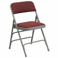 Flash Furniture 2 Pack HERCULES Series Curved Triple Braced & Double Hinged Fabric Upholstered Metal Folding Chair -Dining Chairs And Benches Official Shop unnamed file 10223
