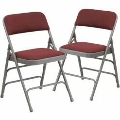 Flash Furniture 2 Pack HERCULES Series Curved Triple Braced & Double Hinged Fabric Upholstered Metal Folding Chair -Dining Chairs And Benches Official Shop unnamed file 10226