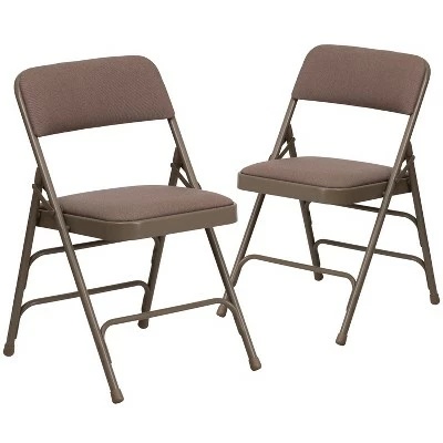 Flash Furniture HERCULES Series Metal Folding Chairs with Padded Seats | Set of 2 Black Metal Folding Chairs 15 Flash Furniture HERCULES Series Metal Folding Chairs with Padded Seats | Set of 2 Black Metal Folding Chairs - Image 13