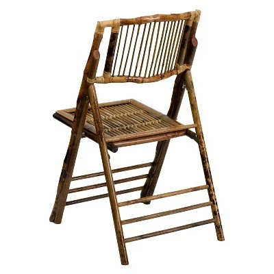 Flash Furniture Bamboo Folding Chairs | Set of 2 Bamboo Wood Folding Chairs 7 Flash Furniture Bamboo Folding Chairs | Set of 2 Bamboo Wood Folding Chairs - Image 5
