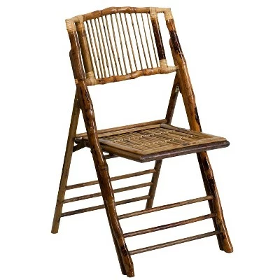 Flash Furniture Bamboo Folding Chairs | Set of 2 Bamboo Wood Folding Chairs 10 Flash Furniture Bamboo Folding Chairs | Set of 2 Bamboo Wood Folding Chairs - Image 8