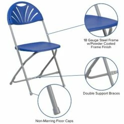 Flash Furniture 2 Pack HERCULES Series 650 lb. Capacity Plastic Fan Back Folding Chair -Dining Chairs And Benches Official Shop unnamed file 10302