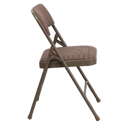 Riverstone Furniture Collection Fabric Folding Chair Cream 4 Riverstone Furniture Collection Fabric Folding Chair Cream - Image 2