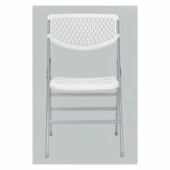 Commercial Resin Mesh Folding Chair Black - Cosco