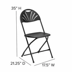 Flash Furniture 8 Pack HERCULES Series 650 lb. Capacity Plastic Fan Back Folding Chair -Dining Chairs And Benches Official Shop unnamed file 10431
