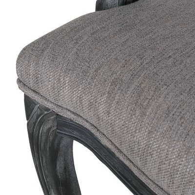 2pk Mina French Country Wood and Cane Upholstered Dining Chairs - Christopher Knight Home Light Gray/natural 11 2pk Mina French Country Wood and Cane Upholstered Dining Chairs - Christopher Knight Home Light Gray/natural - Image 9