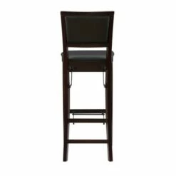 30" Keira Padded Back Folding Bar Stool Espresso Brown - Linon -Dining Chairs And Benches Official Shop unnamed file 10468