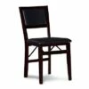 2pc Claire Folding Chair Espresso - Linon