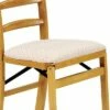 Set of 2 Shaker Ladderback Folding Chair Oak Brown - Stakmore -Dining Chairs And Benches Official Shop unnamed file 10553