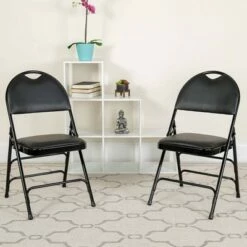 Vinyl Folding Chair - Riverstone Furniture Collection Black -Dining Chairs And Benches Official Shop unnamed file 10560