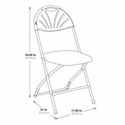 Plastic Folding Chair Light Gray - OSP Home Furnishings 8 Plastic Folding Chair Light Gray - OSP Home Furnishings -Dining Chairs And Benches Official Shop unnamed file 10573