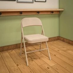 Set of 4 Double Braced Fabric Padded Seat & Back Folding Chair - Room & Joy Black -Dining Chairs And Benches Official Shop unnamed file 10578