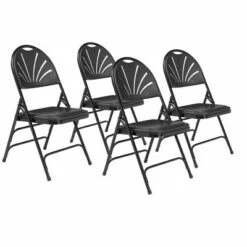 National Public Seating Set of 4 Deluxe Fan Back with Triple Brace Folding Chairs - Hampton Collection Dark Blue 19 National Public Seating Set of 4 Deluxe Fan Back with Triple Brace Folding Chairs - Hampton Collection Dark Blue -Dining Chairs And Benches Official Shop unnamed file 10640