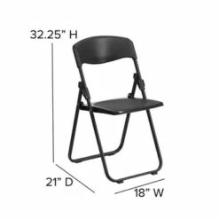 Riverstone Furniture Collection Plastic Folding Chair Black -Dining Chairs And Benches Official Shop unnamed file 10785