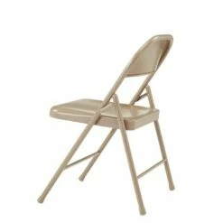National Public Seating Set of 4 All Steel Folding Chairs - Hampton Collection Beige -Dining Chairs And Benches Official Shop unnamed file 10801