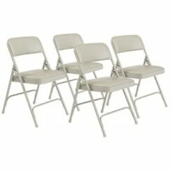 National Public Seating Set of 4 Premium Vinyl Padded Folding Chairs - Hampton Collection Gray 22 National Public Seating Set of 4 Premium Vinyl Padded Folding Chairs - Hampton Collection Gray -Dining Chairs And Benches Official Shop unnamed file 10822
