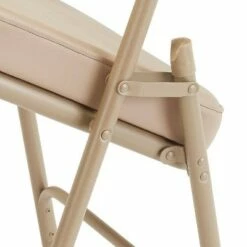 National Public Seating Set of 2 Premium Vinyl Padded Folding Chairs - Hampton Collection Beige -Dining Chairs And Benches Official Shop unnamed file 10872