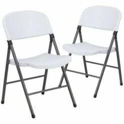 Flash Furniture 2 Pack HERCULES Series 330 lb. Capacity Plastic Folding Chair with Charcoal Frame -Dining Chairs And Benches Official Shop unnamed file 10906