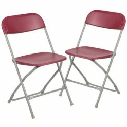 Emma and Oliver Set of 2 Stackable Folding Plastic Chairs - 650 LB Weight Capacity -Dining Chairs And Benches Official Shop unnamed file 10923