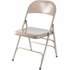 Bold Tones Full Metal Curved Triple Braced Folding Chair, Beige 16 Bold Tones Full Metal Curved Triple Braced Folding Chair, Beige -Dining Chairs And Benches Official Shop unnamed file 10953