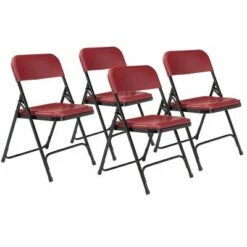 National Public Seating Set of 4 Premium Resin Plastic Folding Chairs - Hampton Collection Gray 23 National Public Seating Set of 4 Premium Resin Plastic Folding Chairs - Hampton Collection Gray -Dining Chairs And Benches Official Shop unnamed file 10964