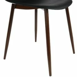 Edgemod Set of 4 Virginia Sculpted Dining Chair - Poly & Bark Black/walnut -Dining Chairs And Benches Official Shop unnamed file 11050