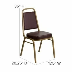 Flash Furniture HERCULES Series Trapezoidal Back Stacking Banquet Chair with 2.5" Thick Seat -Dining Chairs And Benches Official Shop unnamed file 11115