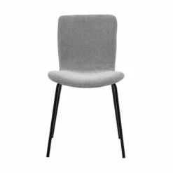 Set of 2 Gillian Modern Fabric and Metal Dining Room Chairs Light Gray - Armen Living -Dining Chairs And Benches Official Shop unnamed file 11132