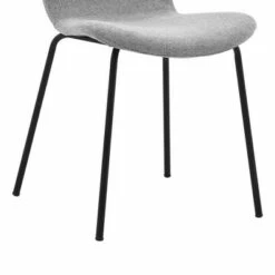 Set of 2 Gillian Modern Fabric and Metal Dining Room Chairs Light Gray - Armen Living -Dining Chairs And Benches Official Shop unnamed file 11135