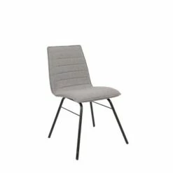 Modern Channel Chair - WOVENBYRD Charcoal Gray -Dining Chairs And Benches Official Shop unnamed file 11139