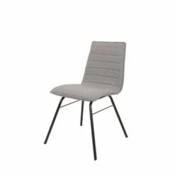 Modern Channel Chair - WOVENBYRD Charcoal Gray -Dining Chairs And Benches Official Shop unnamed file 11140