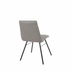 Modern Channel Chair - WOVENBYRD Charcoal Gray -Dining Chairs And Benches Official Shop unnamed file 11142