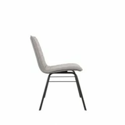 Modern Channel Chair - WOVENBYRD Charcoal Gray -Dining Chairs And Benches Official Shop unnamed file 11143