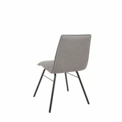 Modern Channel Chair - WOVENBYRD Charcoal Gray -Dining Chairs And Benches Official Shop unnamed file 11145