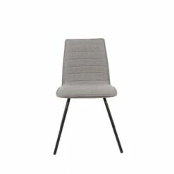Modern Channel Chair - WOVENBYRD Charcoal Gray -Dining Chairs And Benches Official Shop unnamed file 11146