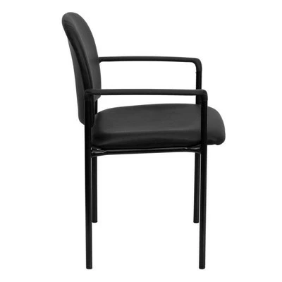 Riverstone Furniture Collection Vinyl Stack Chair Black 4 Riverstone Furniture Collection Vinyl Stack Chair Black - Image 2