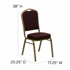 Emma and Oliver Crown Back Stacking Banquet Dining Chair -Dining Chairs And Benches Official Shop unnamed file 11232