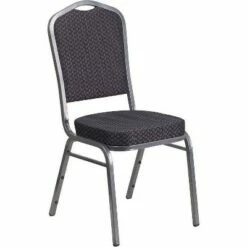 Fabric Banquet Chair Charcoal - Riverstone Furniture Collection