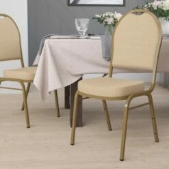 Flash Furniture HERCULES Series Dome Back Stacking Banquet Chair