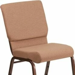 Emma and Oliver 18.5"W Stackable Church/Reception Guest Chair