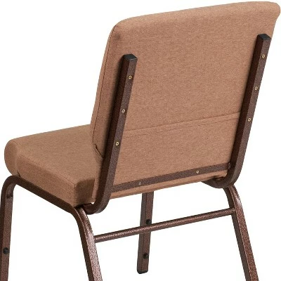 Emma and Oliver 18.5"W Stackable Church/Reception Guest Chair 4 Emma and Oliver 18.5"W Stackable Church/Reception Guest Chair - Image 2