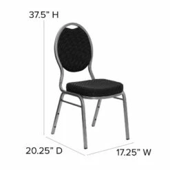 Flash Furniture HERCULES Series Teardrop Back Stacking Banquet Chair -Dining Chairs And Benches Official Shop unnamed file 11443