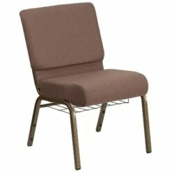 Emma and Oliver 21"W Church/Reception Guest Chair with Communion Cup Book Rack -Dining Chairs And Benches Official Shop unnamed file 11459