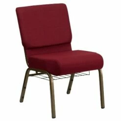 Emma and Oliver 21"W Church/Reception Guest Chair with Communion Cup Book Rack -Dining Chairs And Benches Official Shop unnamed file 11464