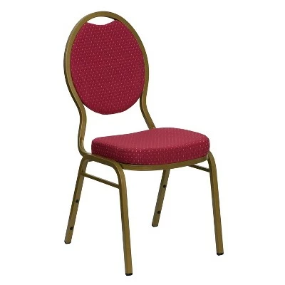 Emma and Oliver Teardrop Back Stacking Banquet Dining Chair 15 Emma and Oliver Teardrop Back Stacking Banquet Dining Chair - Image 13
